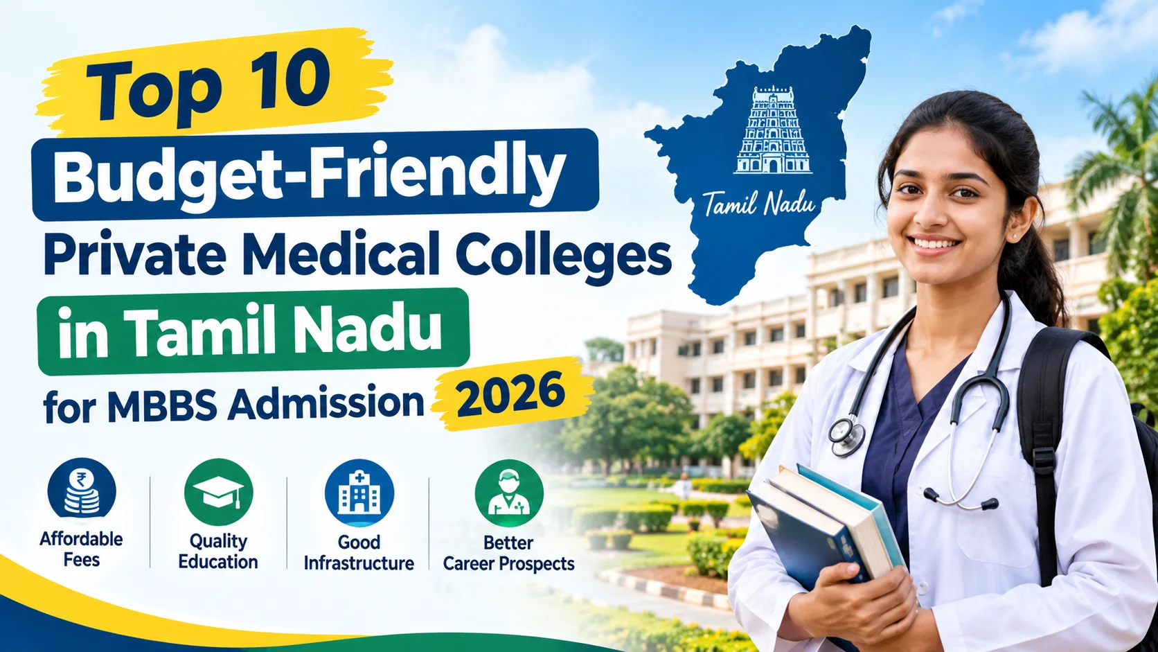 Top 10 Budget-Friendly Private Medical Colleges in Tamil Nadu for MBBS Admission 2026